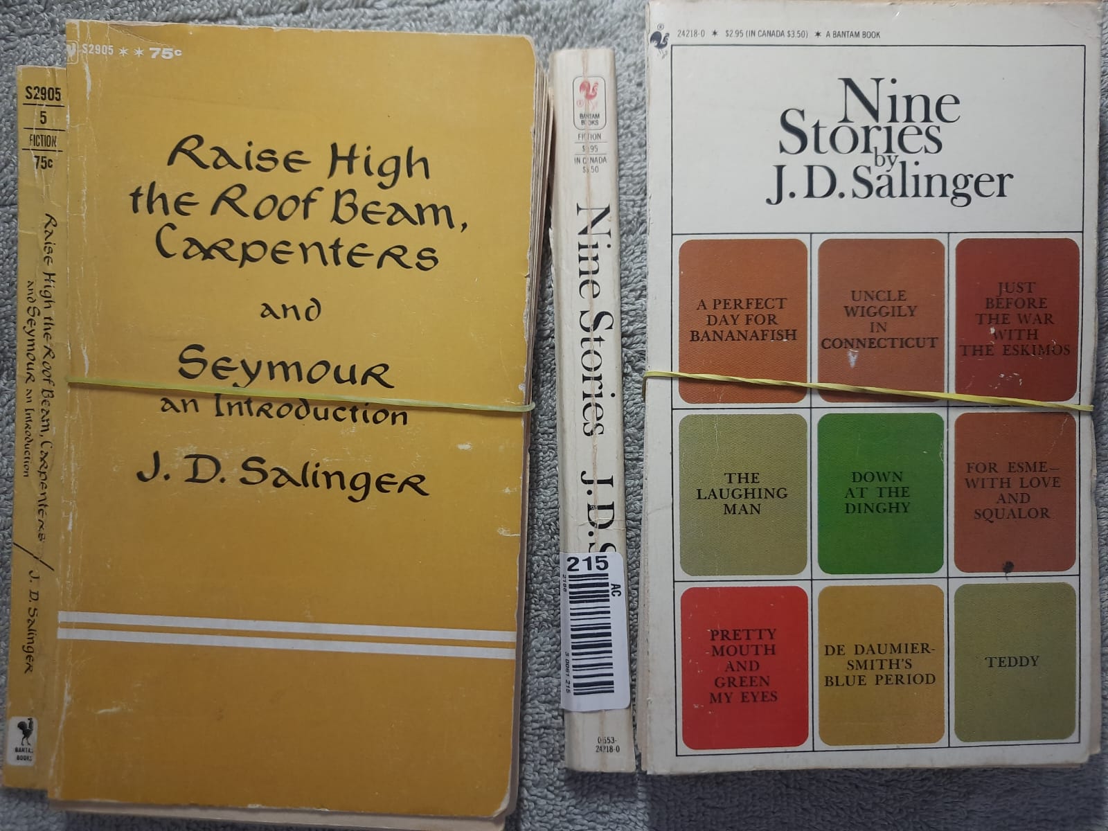 Spine cutoff from the books